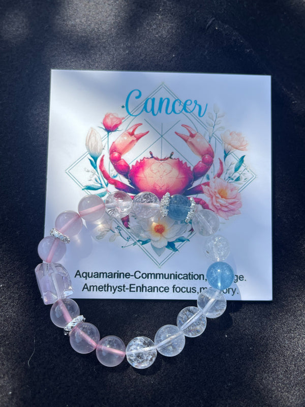 Cancer Crystal-Crystal Bracelet