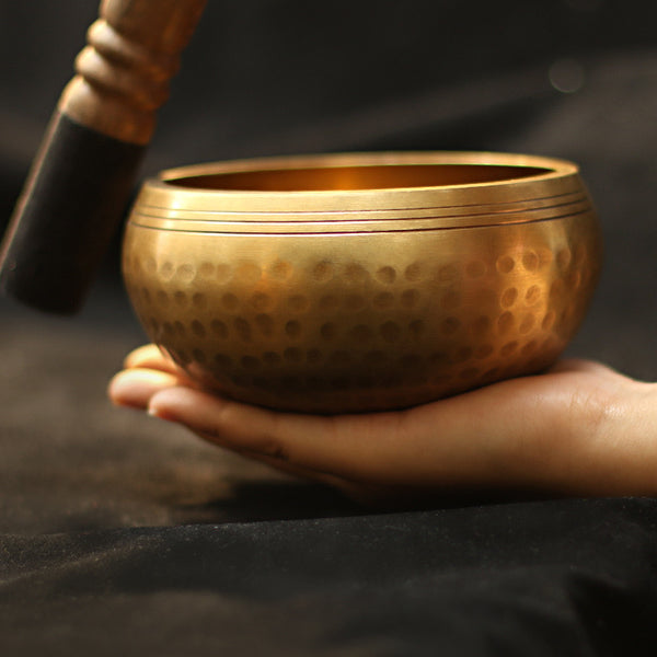 Tibetan Sound Bowl Handcrafted for Meditation Singing Bowl Set