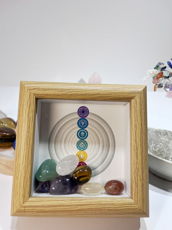 Seven Chakras Crystal Frame Painting—Unlock the Gates to Your Energy