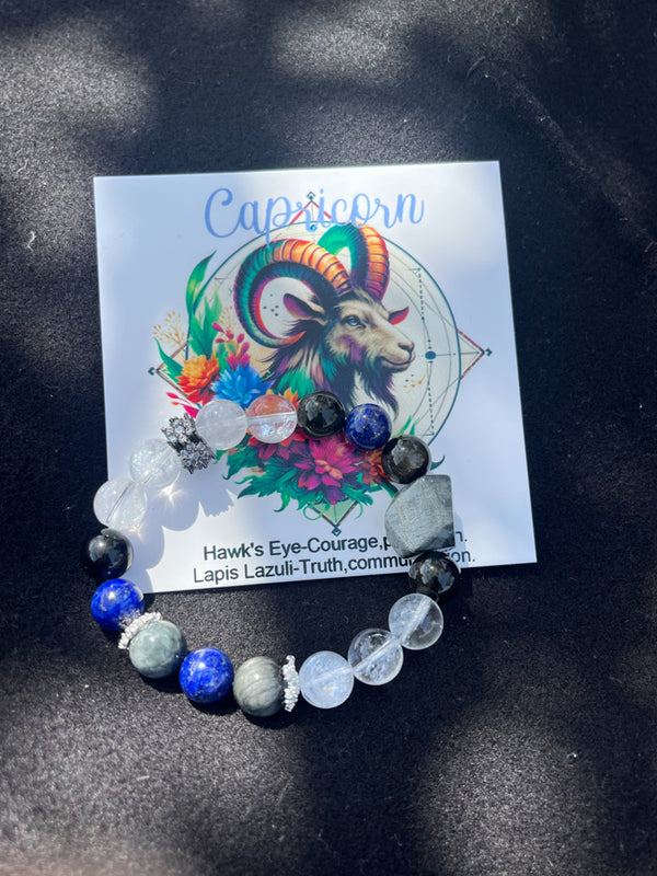 Capricorn Crystal-Crystal Bracelet