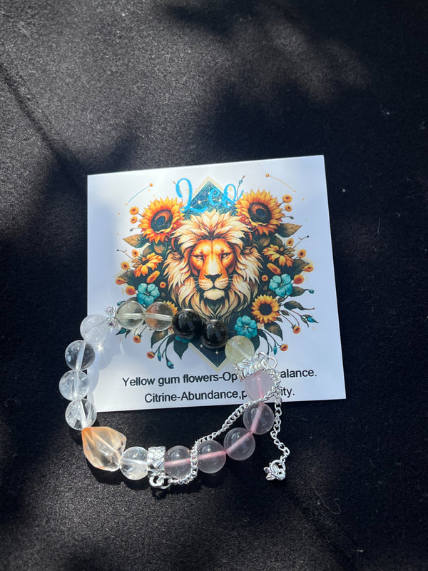 Lion Crystal-Crystal Bracelet