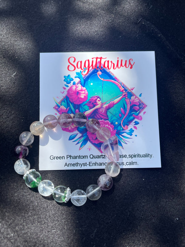 Sagittarius Crystal-Crystal Bracelet