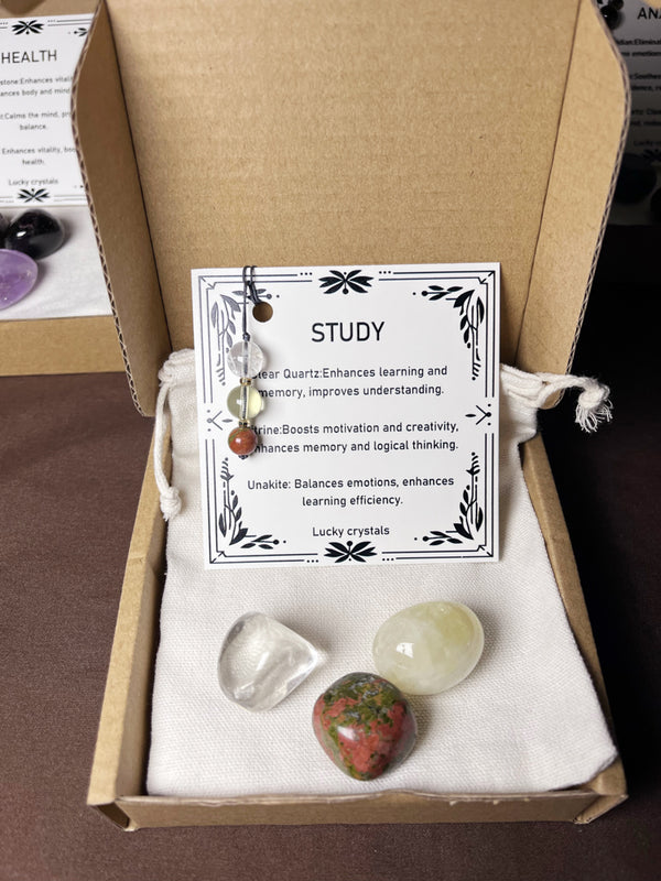 Serenity Stones—Crystal Healing Mobile Charm Set