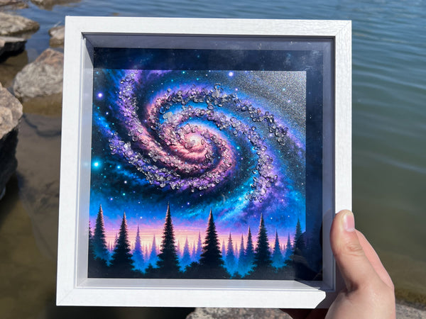 Stellar Illumination —Crystal Frame Artwork
