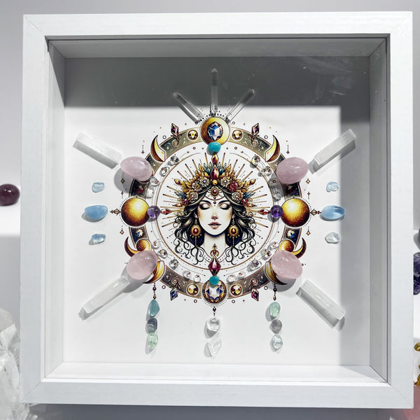 Serenity Goddess Crystal Frame— The Source of Inner Harmony